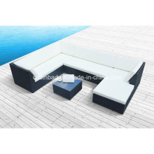 Outdoor Rattan Sofa for Garden / Living Room with Aluminum / SGS (1004)